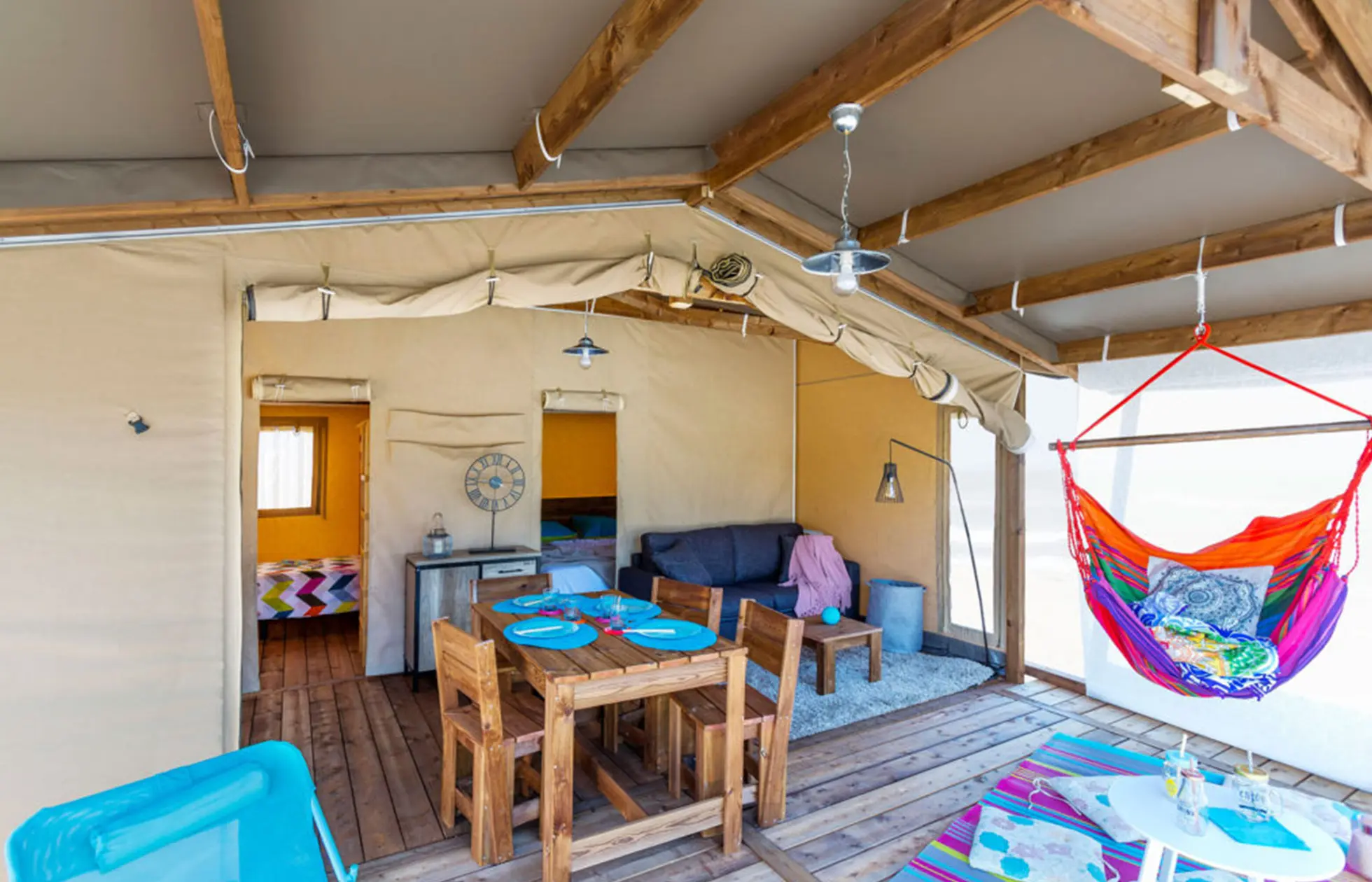 Camping Les Murmures du Lignon - Hébergement 14